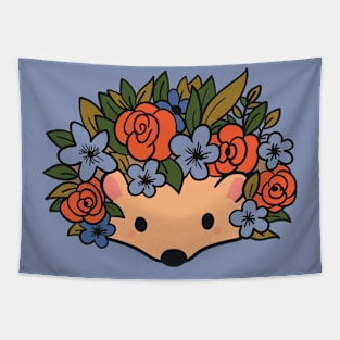 Hedgehog with flowers Tapestry