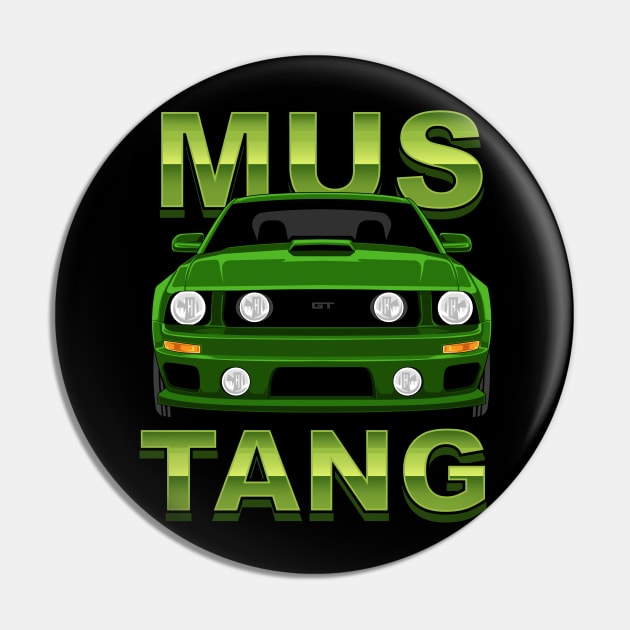 Green Mus Tang American Muscle Vehicle 2009 GT Pin by yourcar.art