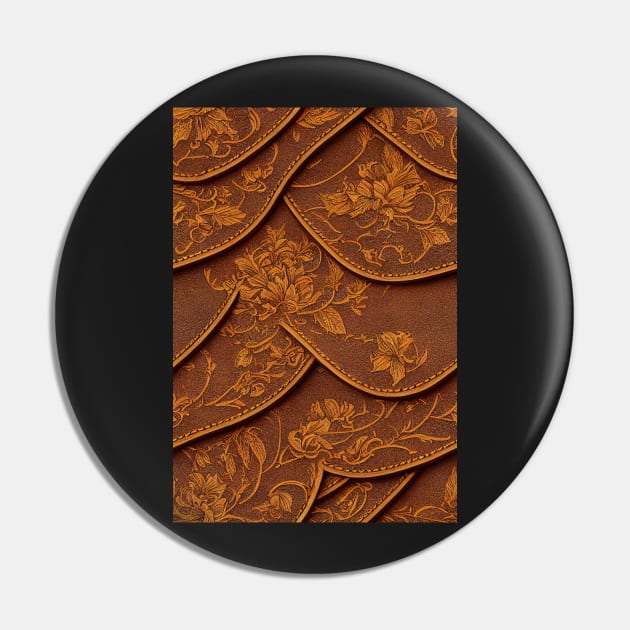 Brown Ornamental Leather Patches, natural and ecological leather print #59 Pin by Endless-Designs