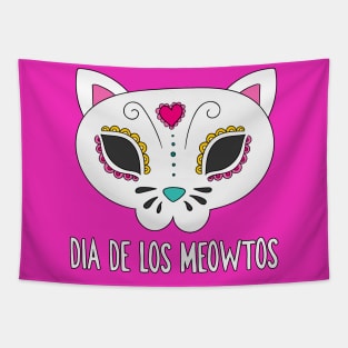 Dia De Los Meowtos Tapestry