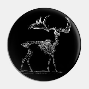 Moose Skeleton Pin