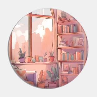 Pink Cozy Study Room Pin