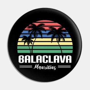 Balaclava Mauritius Flag Summer Pin