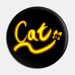 Glow Cat Pin