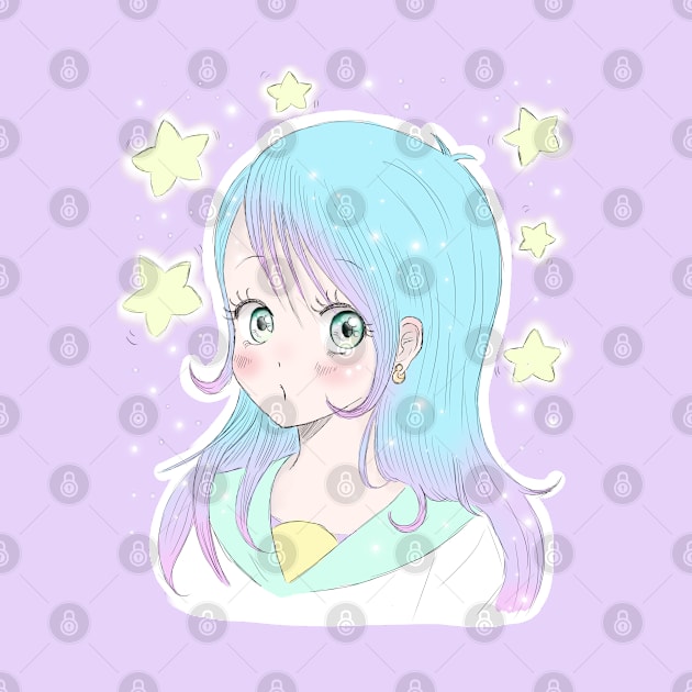 Stars cute girl by piumeli