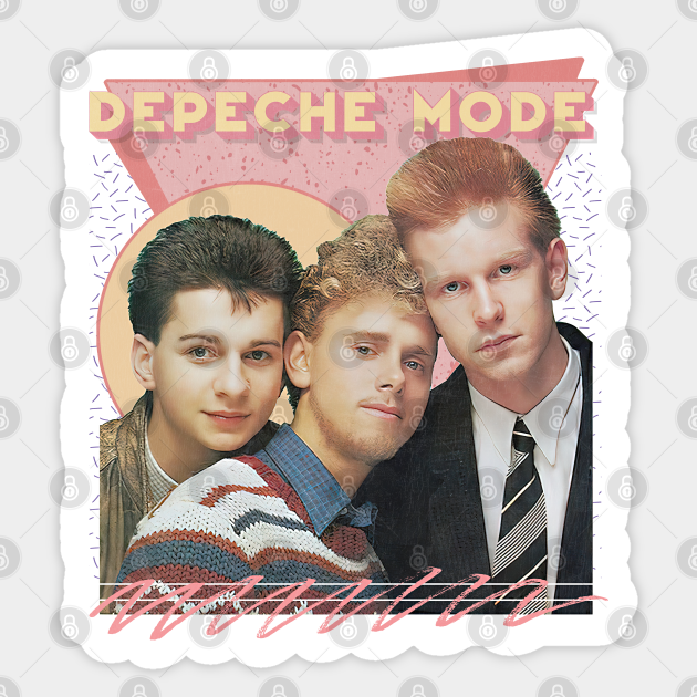 papel Florecer uno Depeche Mode / 80s Retro Fan Design - Depeche Mode - Sticker | TeePublic