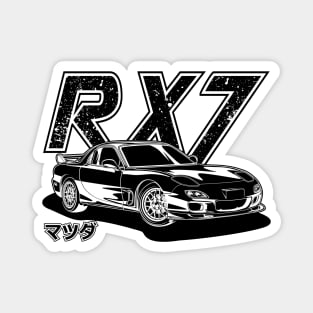 RX7  (Black Print) Magnet