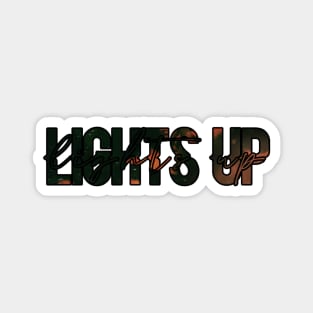 Lights Up 2 Magnet