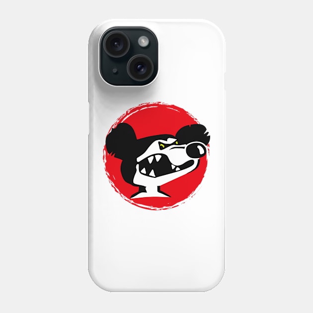 Angry Mouse Phone Case by schlag.art