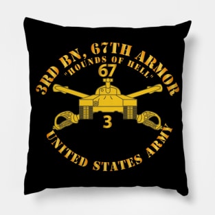 3rd Bn 67th Armor - Armor Branch Pillow