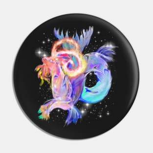 Colorful Rainbow Capricorn symbol image astrology zodiac art Pin