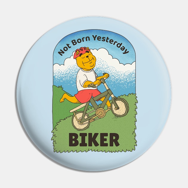 not born yesterday biker Pin by rintoslmn