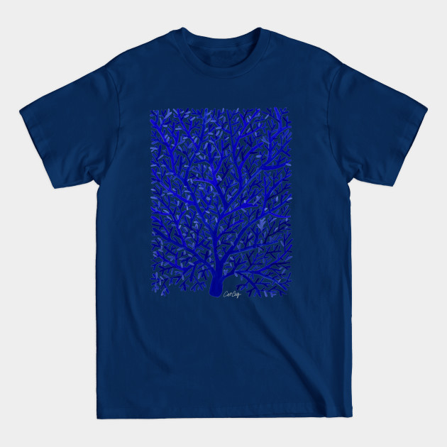 Disover fan coral navy - Floral Design - T-Shirt