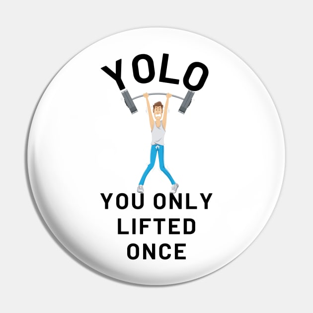 YOLO Pin by Statement-Designs