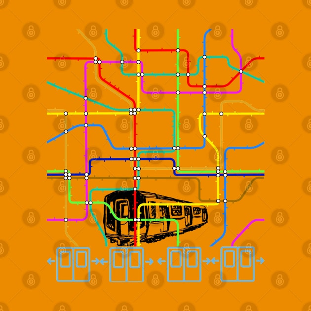 Colorful Subway Map by stadia-60-west