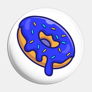 Tasty blue donut Pin