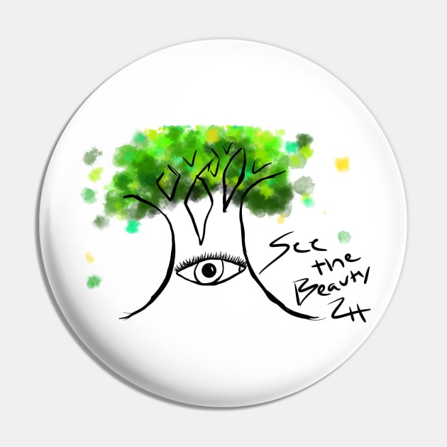 See the Beauty  Tree Pin by TheAmiablePirateRoberts