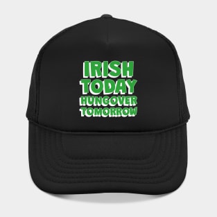 Funny Beer Drinking, St Patricks Day Quote Hat