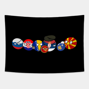 Polandball - Yugoslavia family Tapestry