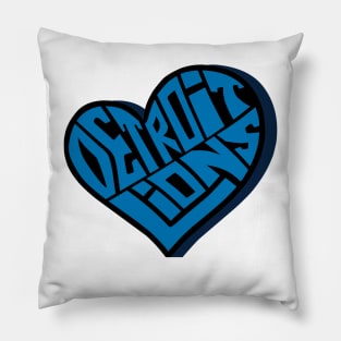 Lion warp text Pillow