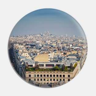 view to Sacre Coeur Basilica Pin