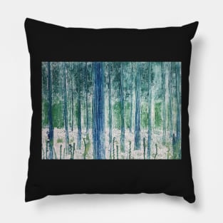 Collagraph print Pillow