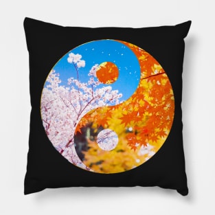 Spring-Autumn Yin-Yang Pillow