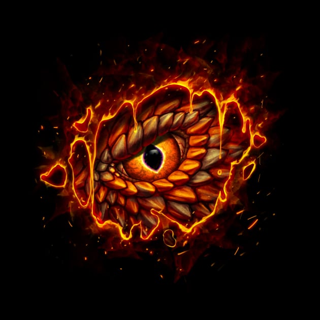 Fire Dragon Eye by chriskar