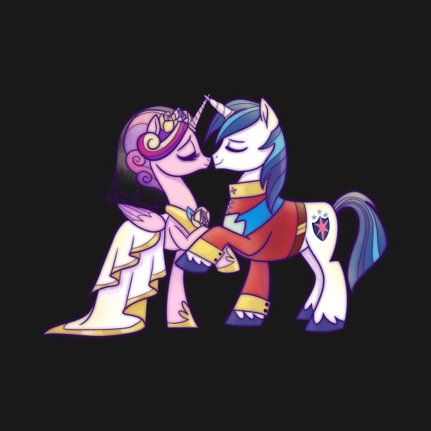 Shining Armor & Cadance by SophieScruggs