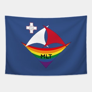 Malta pride flag Tapestry