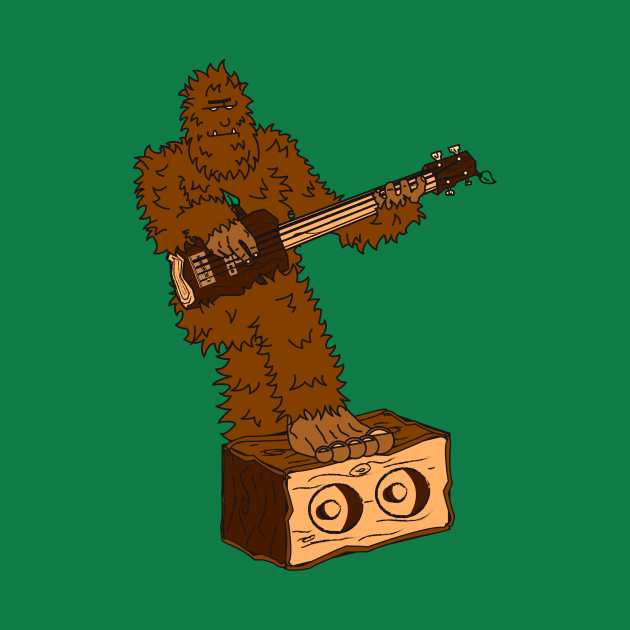 Sasquatch Slappin' da Bass by crazedgraphics