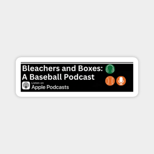 Bleachers and Boxes Subway Sign Magnet