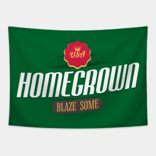USA Homegrown "Blaze Some" Weed Apparel Tapestry