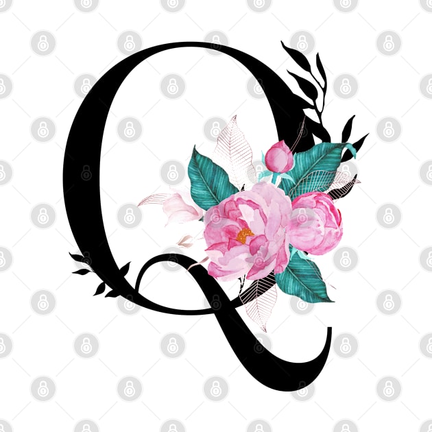 Floral Monogram Q by Eric Okore