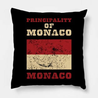 Flag of Monaco Pillow