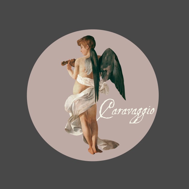 Caravaggio's angel by Eva Viñes