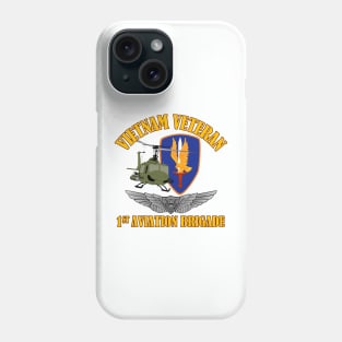 1st Avn Bde Vietnam with Aircrew Wings Phone Case