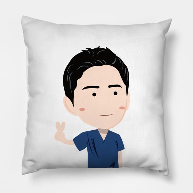 Hospital Playlist - Lee Ik-Joon Pillow by Arviana Design