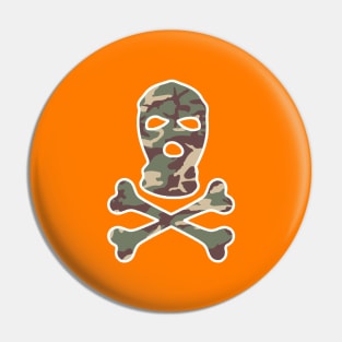 SKIMASK camo Pin