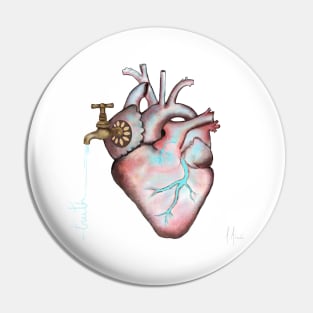 Heart truth Pin