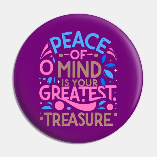 Peace Of Mind Pin by masksutopia