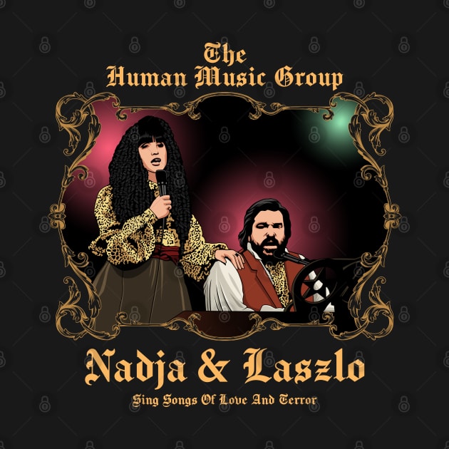 Nadja and laszlo the human music Group, what we do in the shadows by MIKOLTN