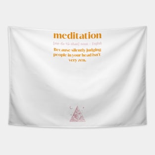 Meditation Judging VS Zen Tapestry