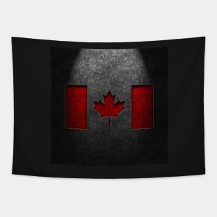 Canadian Flag Stone Texture Repost Tapestry