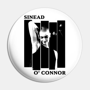 sinead oconnor retro white Pin