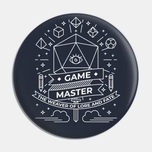 Minimal Game Master Pin