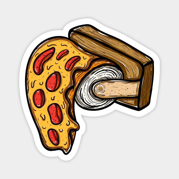 Pizza Tissue Magnet by happymonday