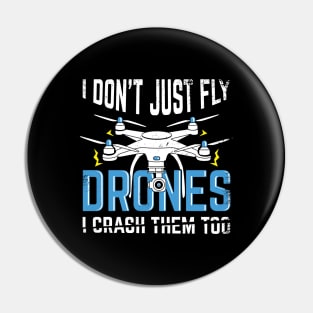 Drone Pilot Multicopter Quadcopter Operator Gift Pin