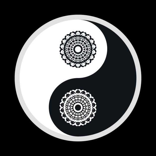 Ying Yang The Symbol Of Peace That Balance The Nature by mangobanana