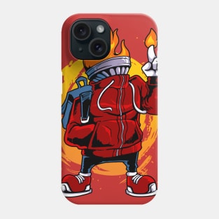 human torch Phone Case